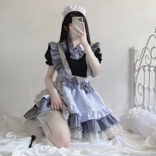 Anime Maid Cosplay Costume - Sexy Gothic Lolita Dress - Black / S - All Dresses - Costumes - 1 - 2024