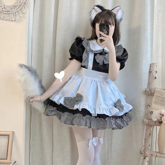 Anime Maid Cosplay Costume - Sexy Gothic Lolita Dress - All Dresses - Costumes - 2 - 2024