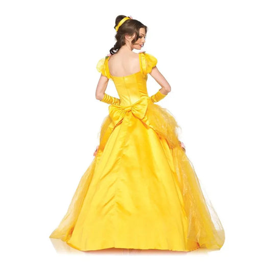 Belle Princess Dress - Disney Halloween Costume - Beauty and the Beast - with Bustle / S - All Dresses - Costumes - 2