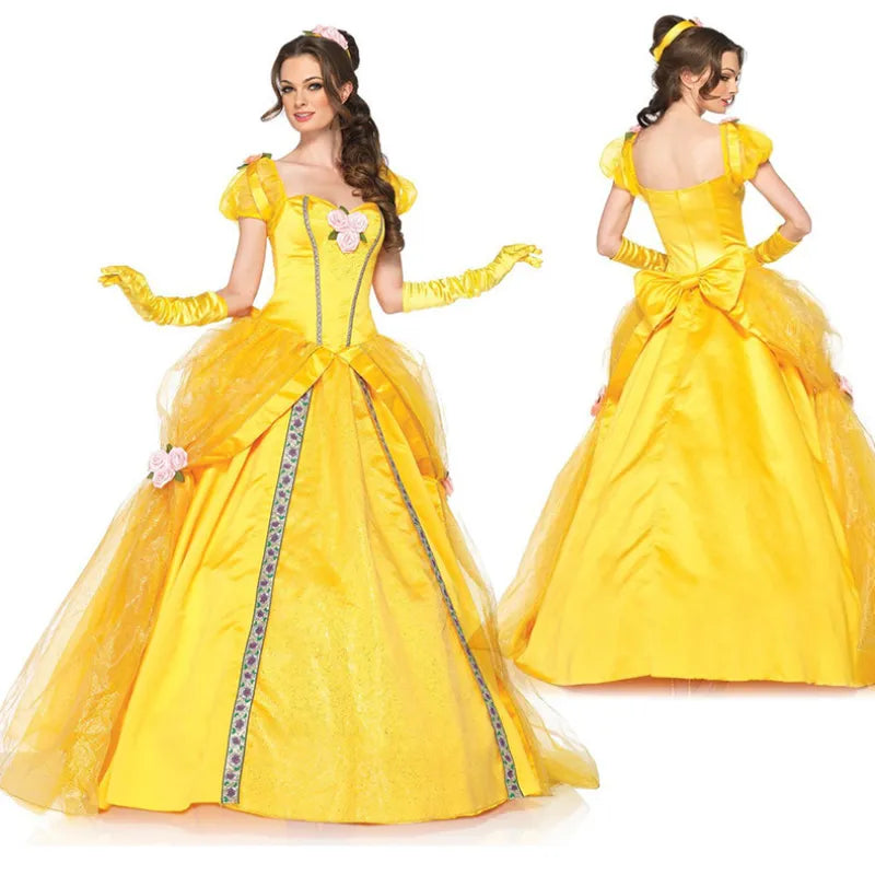 Belle Princess Dress - Disney Halloween Costume - Beauty and the Beast - All Dresses - Costumes - 1 - 2024