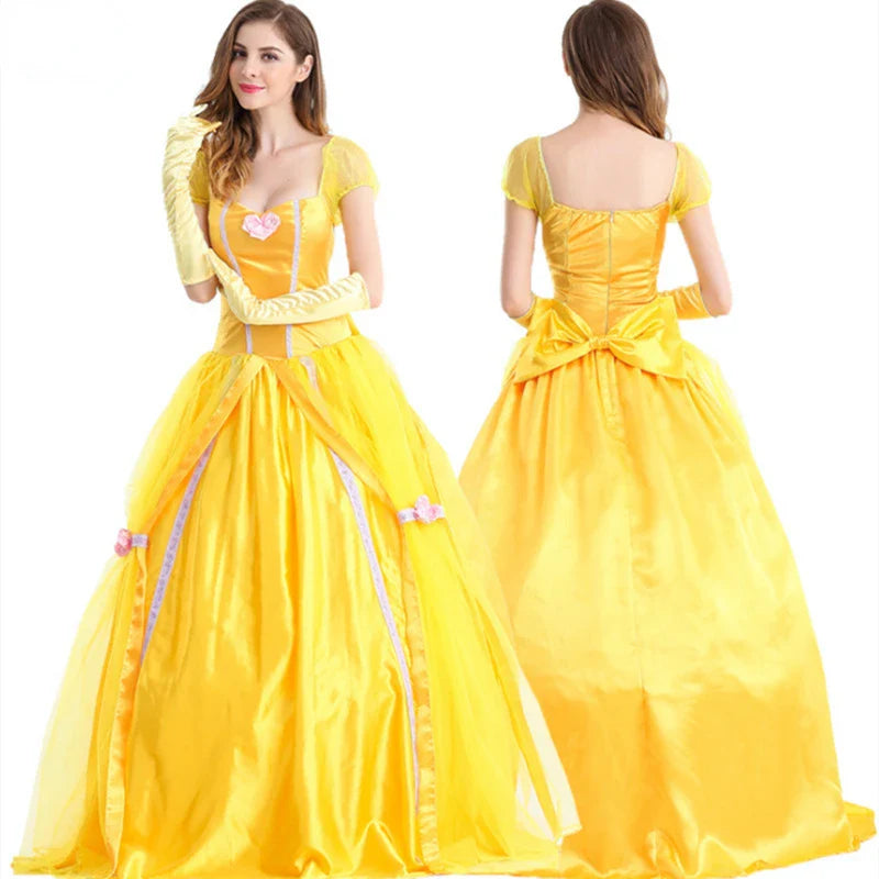 Belle Princess Dress - Disney Halloween Costume - Beauty and the Beast - All Dresses - Costumes - 5 - 2024