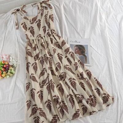 Bohemian Style Long Dress - Beige / One Size - All Dresses - Clothing - 18 - 2024