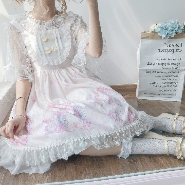 Cat Lolita Dress - Apricot Sleeveless / One Size - All Dresses - Dresses - 65 - 2024