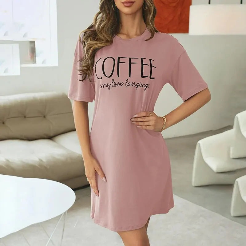 Coffee My Love Language Dress - All Dresses - Shirts & Tops - 2 - 2024