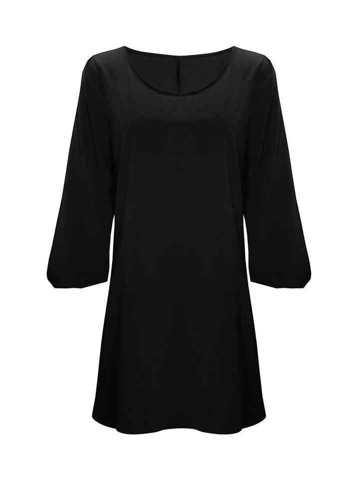 Cutout Long Sleeve Round Neck Dress - All Dresses - Dresses - 3 - 2024