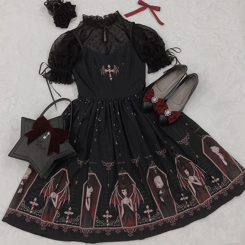 Dark Devil Lolita Jsk Dress - All Dresses - Dresses - 6 - 2024