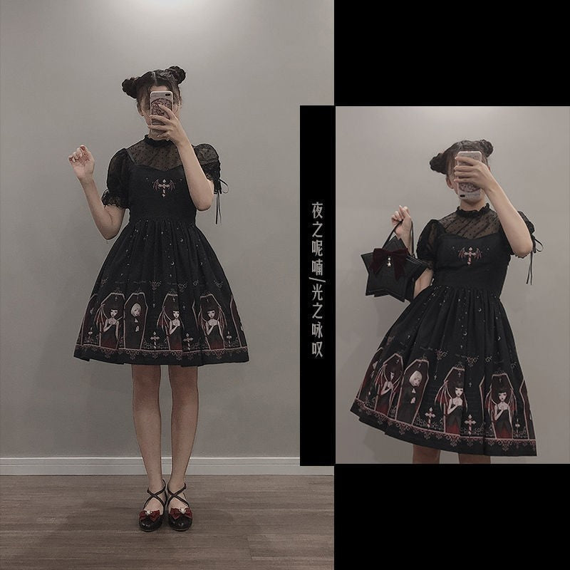 Dark Devil Lolita Jsk Dress - All Dresses - Dresses - 5 - 2024