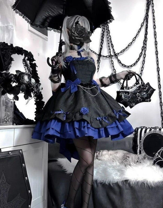 Dark Victorian Gothic Lolita Rose Dress - All Dresses - Dresses - 5 - 2024