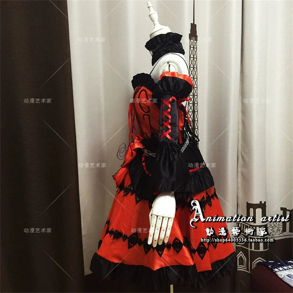 DATE A LIVE Tokisaki Kurumi Gothic Lolita Cosplay Set - Cosplay - Costumes - 3 - 2024