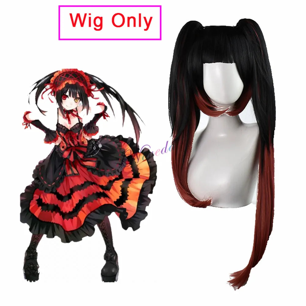 DATE A LIVE Tokisaki Kurumi Gothic Lolita Cosplay Set - Kurumi Wig / One Size / DATE A LIVE - Cosplay - Costumes - 8