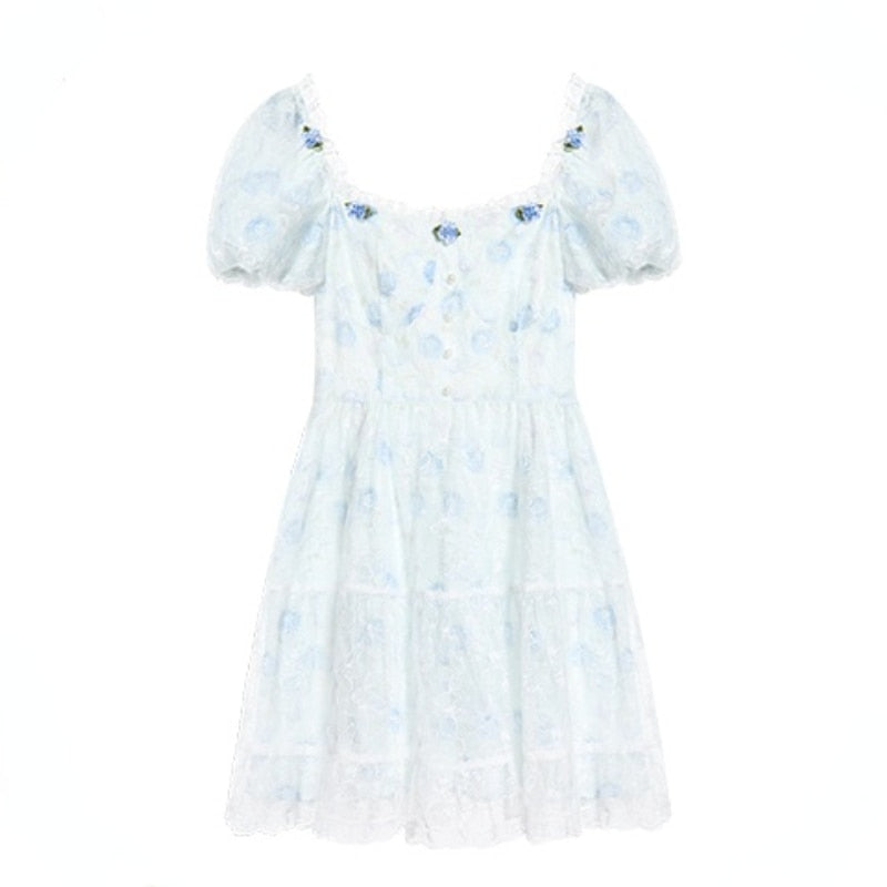 Elegant Boho Fairy Dress - Blue / S - All Dresses - Clothing - 4 - 2024