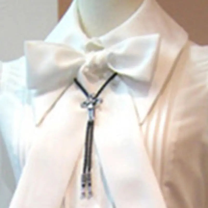Elegant Gothic Lolita Dress - Big Bow Collar Lace-Up Pleated Design - All Dresses - Dresses - 4 - 2024