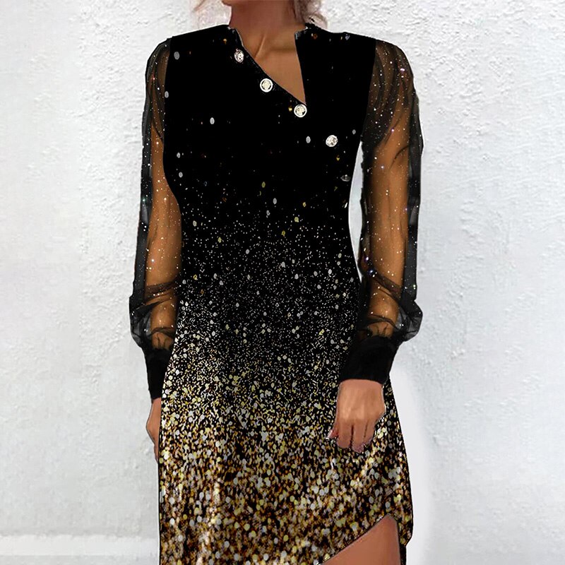 Elegant Mesh Sleeve Mini Dresses - 13 / S - All Dresses - Clothing - 15 - 2024