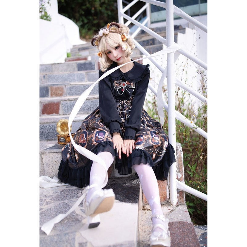 Elegant Princess Gothic Lolita JSK Dress - Black / M - All Dresses - Cosmetics - 9 - 2024