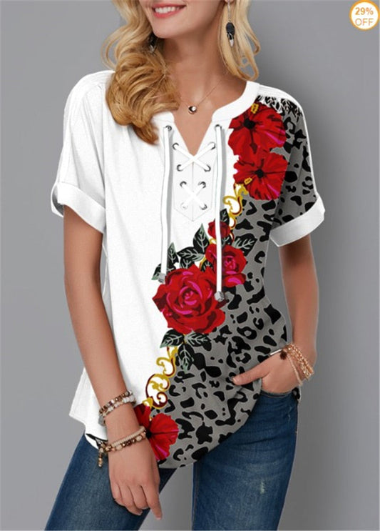 Floral Dress Shirt - All Dresses - Shirts & Tops - 1 - 2024
