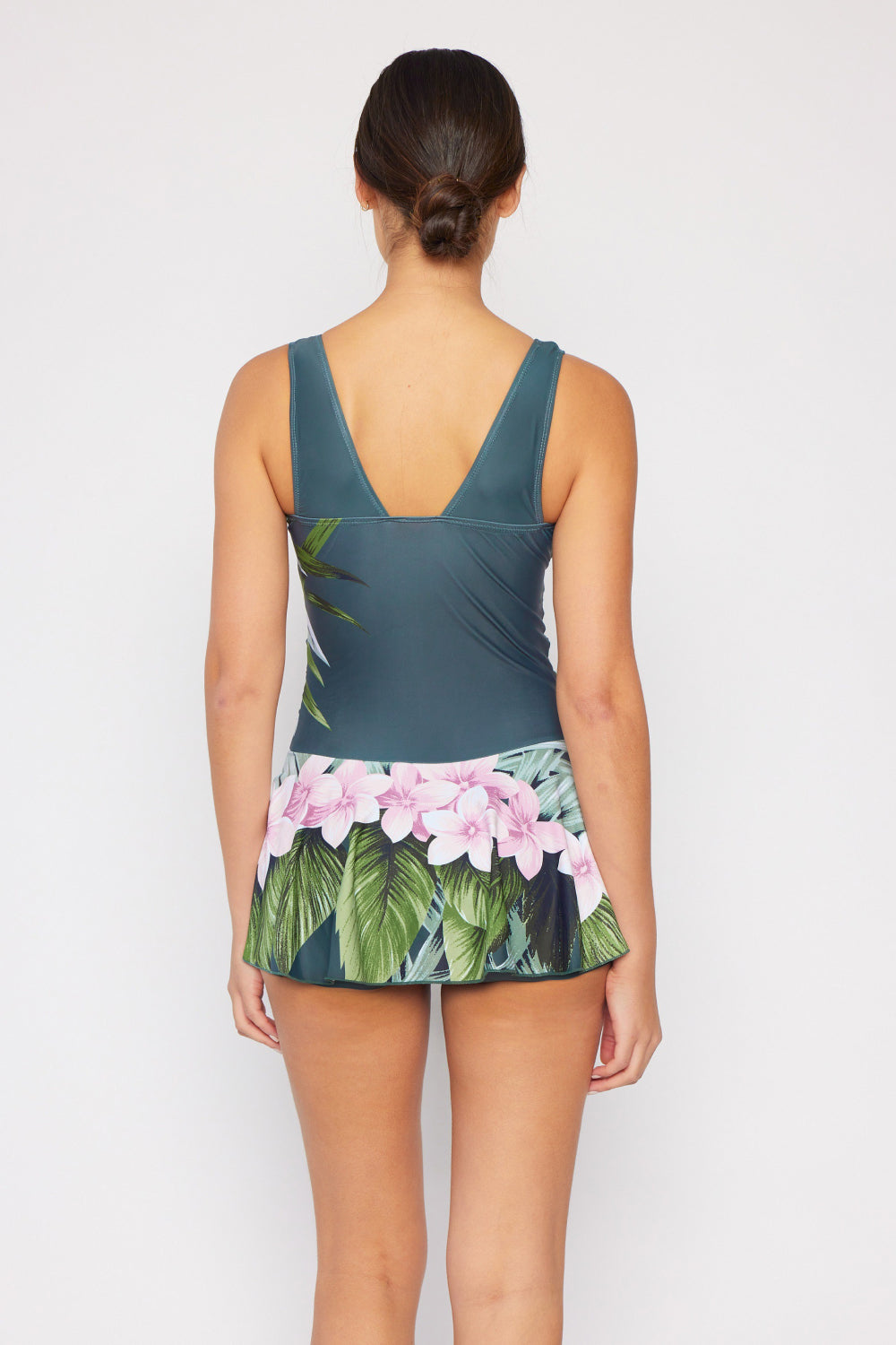 Full Size Clear Waters Swim Dress in Aloha Forest - All Dresses - Swimwear - 10 - 2024