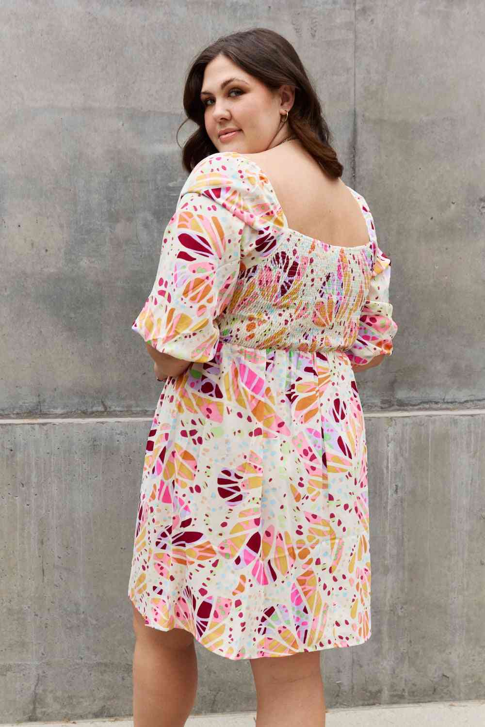 Full Size Floral Print Mini Dress - All Dresses - Dresses - 2 - 2024