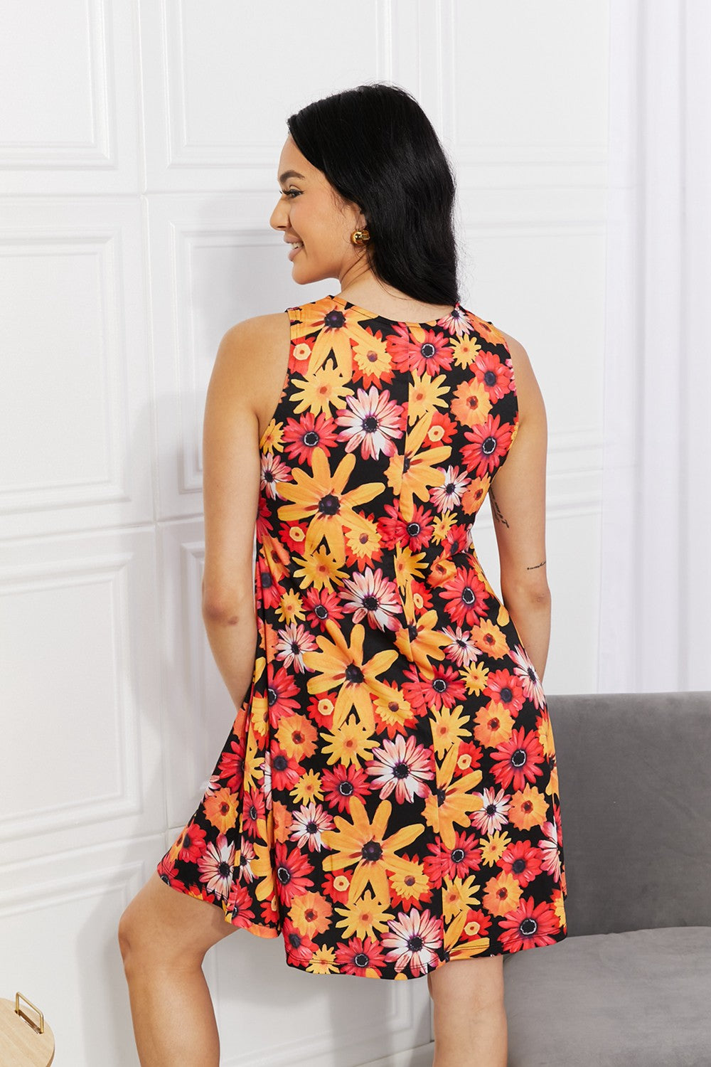 Full Size Floral Sleeveless Dress with Pockets - All Dresses - Dresses - 4 - 2024