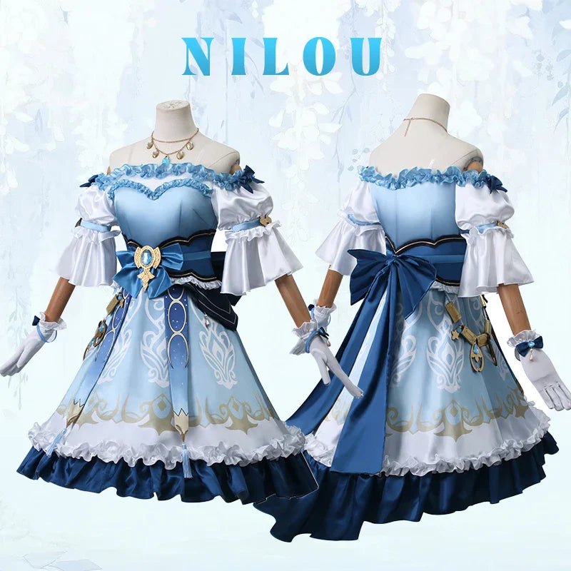 Genshin Impact Nilou Luxurious Dress & Accessories Set - All Dresses - Costumes - 5 - 2024