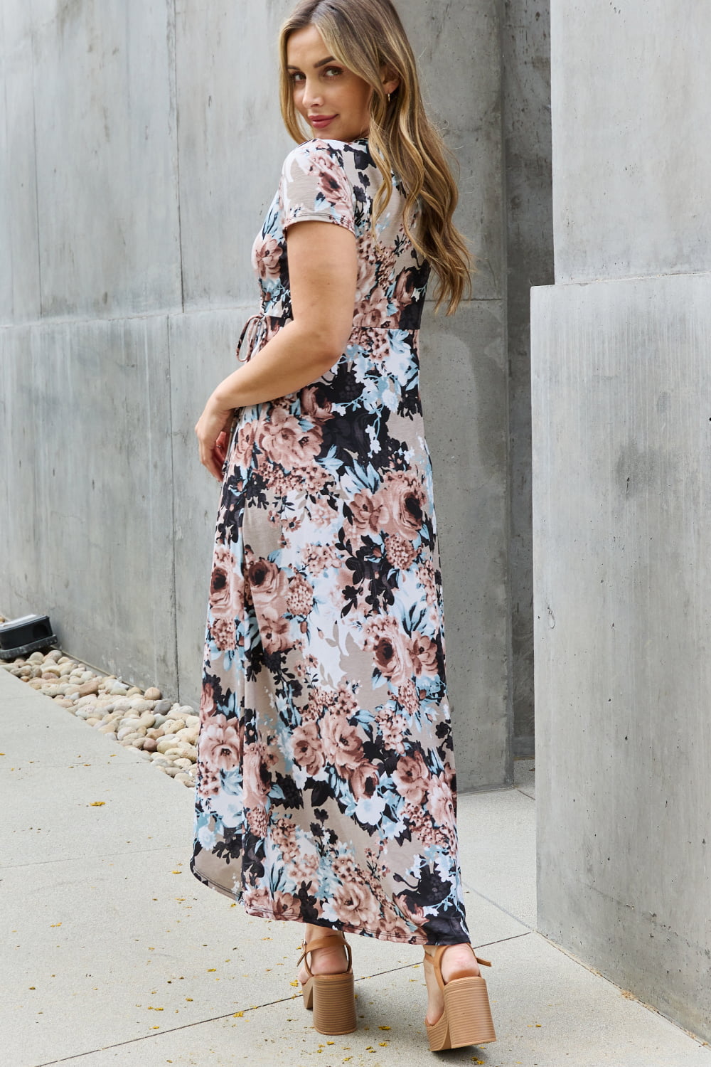 Give Me Roses Full Size Floral Maxi Wrap Dress - All Dresses - Dresses - 8 - 2024
