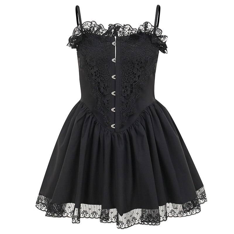 Goth Lace Lolita Dress - All Dresses - Dresses - 17 - 2024
