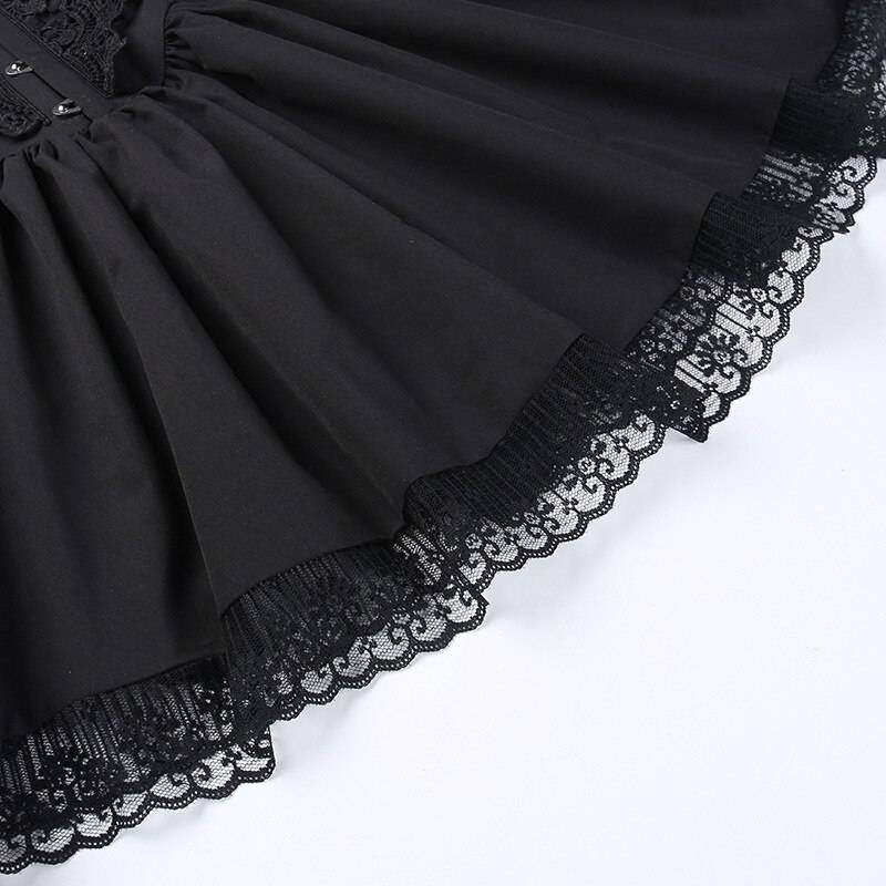 Goth Lace Lolita Dress - All Dresses - Dresses - 12 - 2024