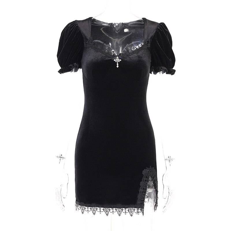 Gothic Velvet Dress - All Dresses - Dresses - 6 - 2024