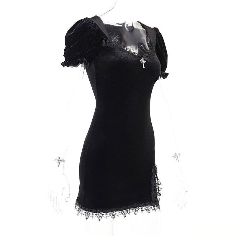 Gothic Velvet Dress - All Dresses - Dresses - 7 - 2024