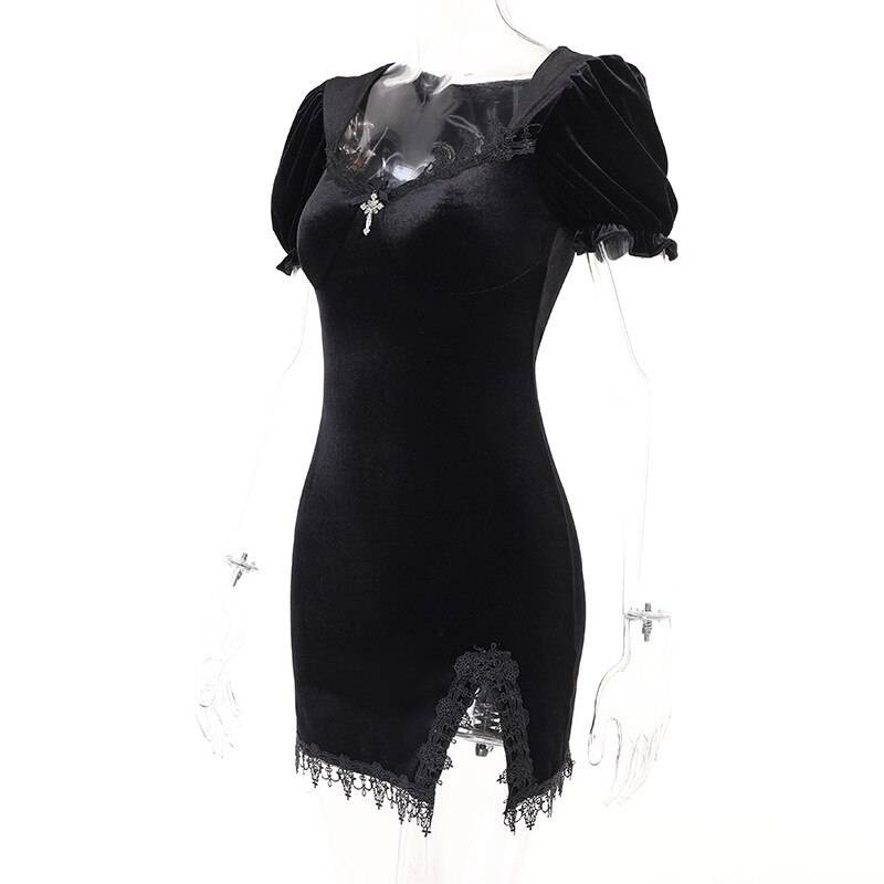 Gothic Velvet Dress - All Dresses - Dresses - 8 - 2024