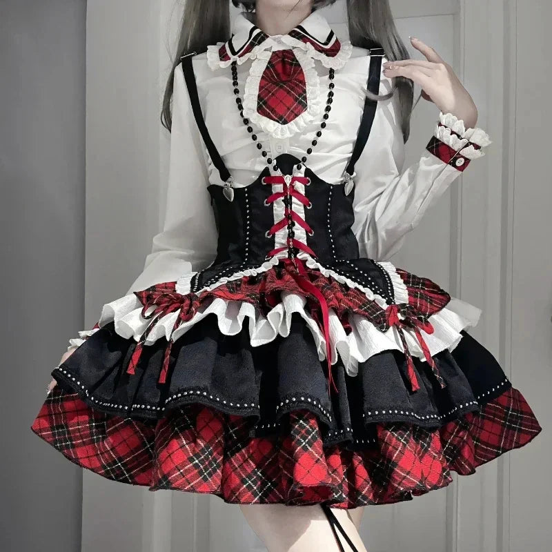 Gothic Victorian Lolita Dress Set - All Dresses - Outfit Sets - 1 - 2024