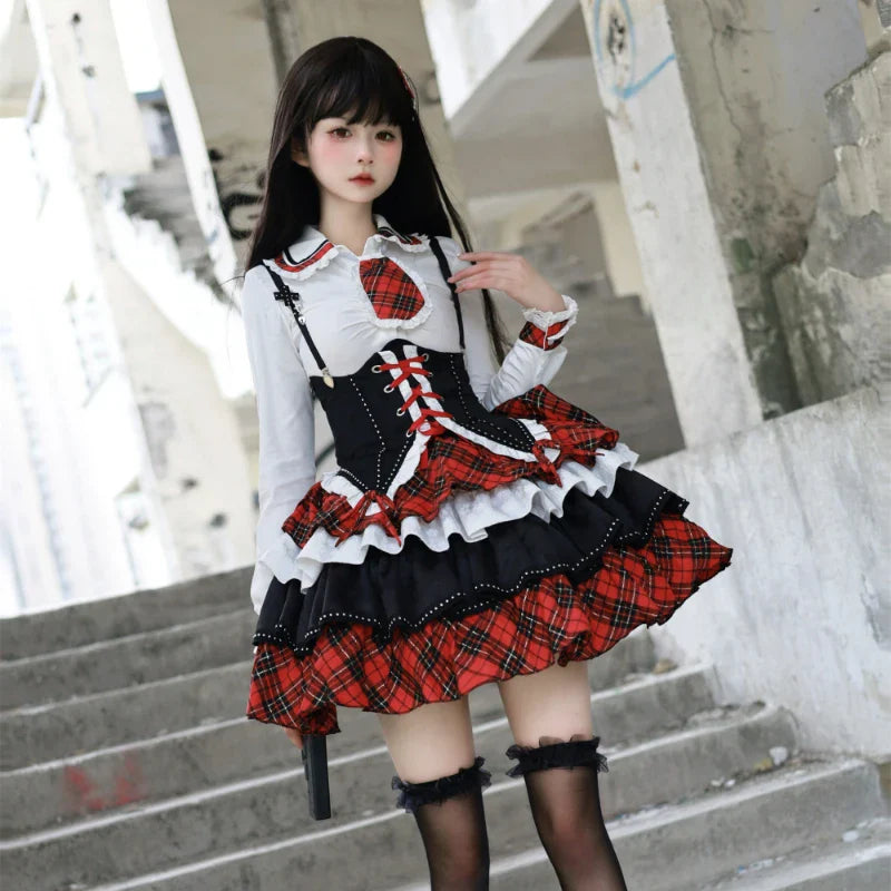 Gothic Victorian Lolita Dress Set - All Dresses - Outfit Sets - 13 - 2024