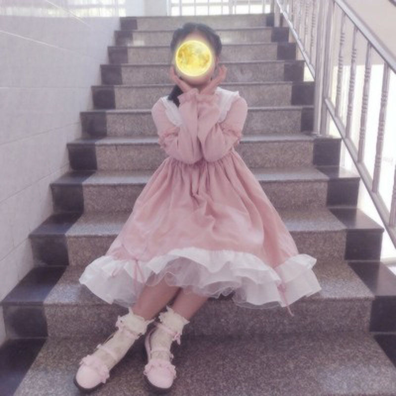 Japanese Gothic Lolita Dress - Pastel / L(Weight 55-65kg) - All Dresses - Dresses - 20 - 2024