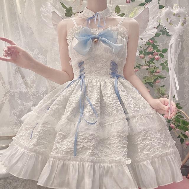 Japanese Sweet Lolita Lace Dresses - 1 blue dress / S - All Dresses - Dresses - 18 - 2024