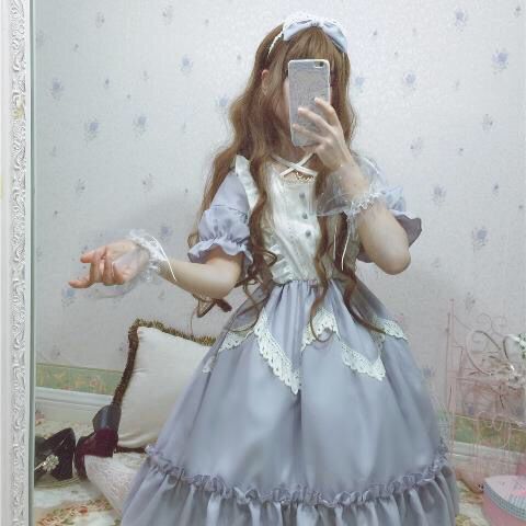 Japanese Sweet Lolita Lace Dresses - Short sleeve / S - All Dresses - Dresses - 7 - 2024