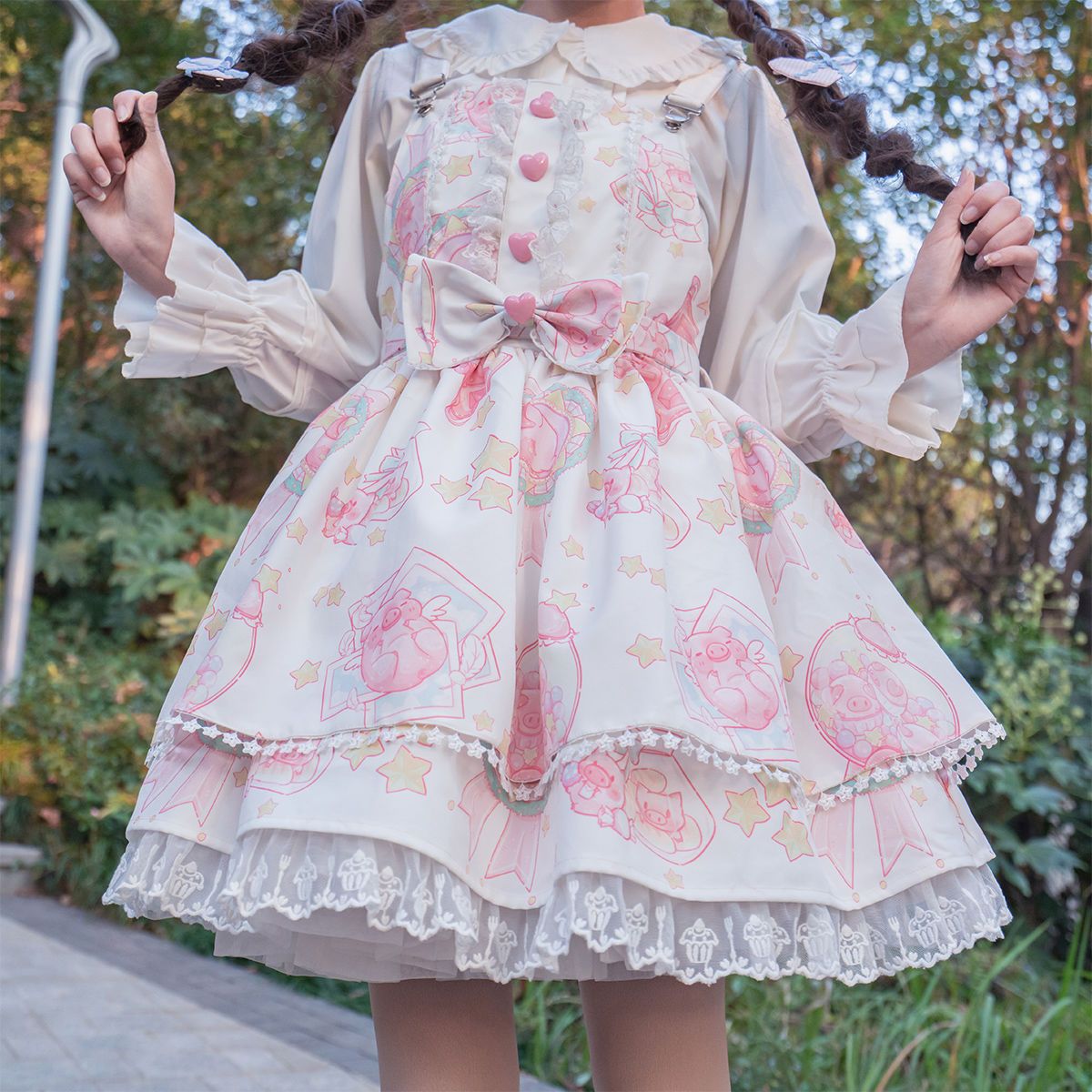 Japanese Sweet Lolita Lace Dresses - 1 JSK Dress 1 / S - All Dresses - Dresses - 24 - 2024
