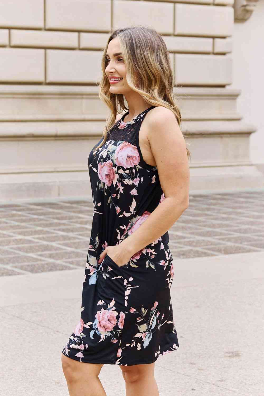 On A Journey Full Size Foral Lace Detail Sleeveless Dress - All Dresses - Dresses - 3 - 2024