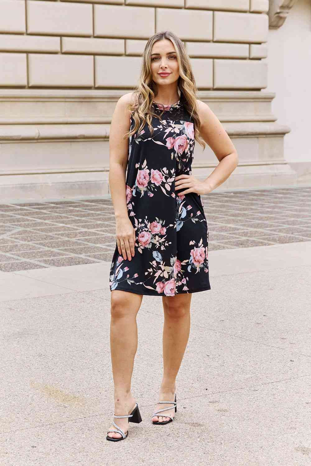 On A Journey Full Size Foral Lace Detail Sleeveless Dress - All Dresses - Dresses - 4 - 2024