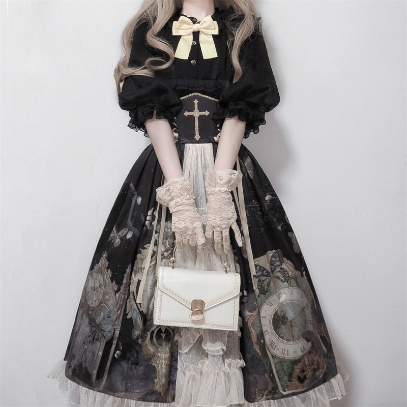 Kawaii Butterfly Princess Lolita Set - All Dresses - Clothing - 2 - 2024