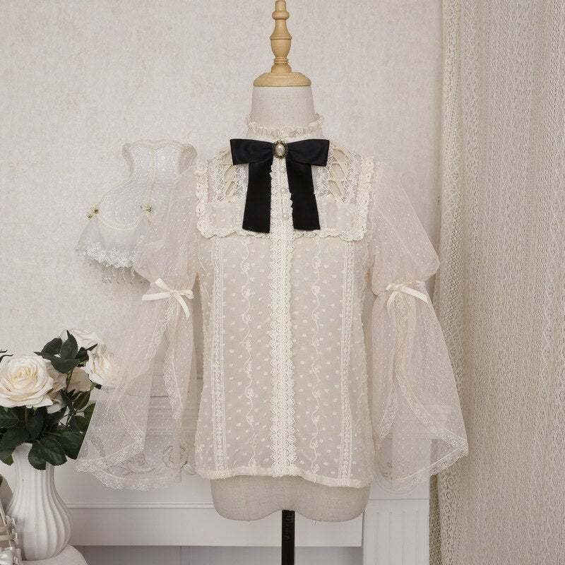 Kawaii Butterfly Princess Lolita Set - shirt / S - All Dresses - Clothing - 6 - 2024