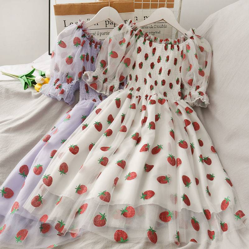 Kawaii Strawberry Dress - All Dresses - Dresses - 9 - 2024