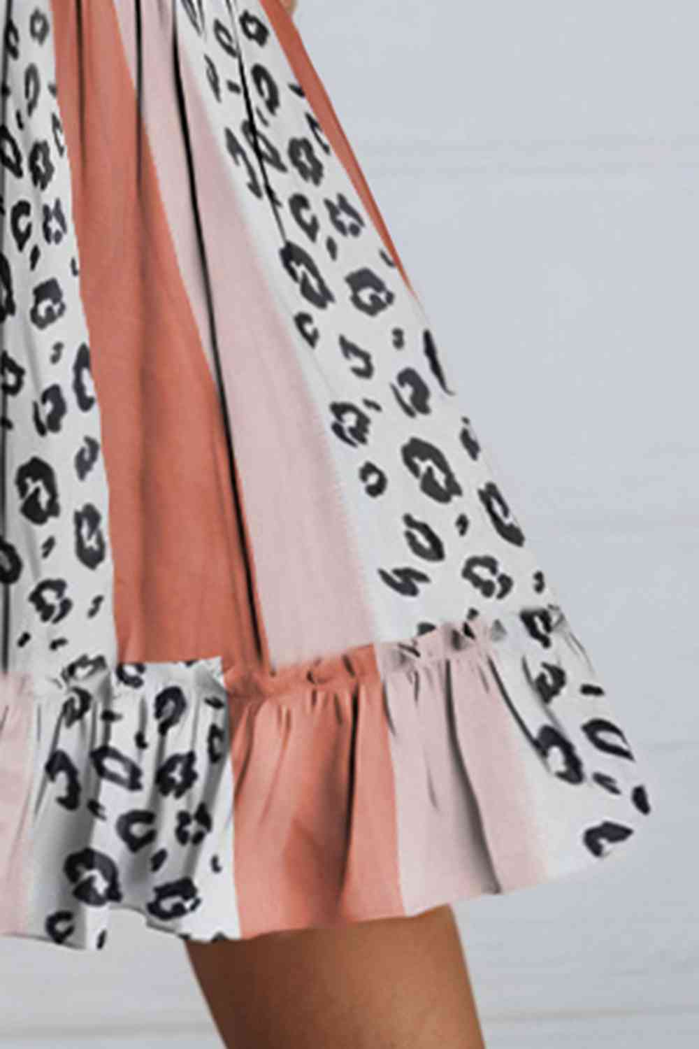 Leopard Color Block Sleeveless Dress - All Dresses - Dresses - 3 - 2024