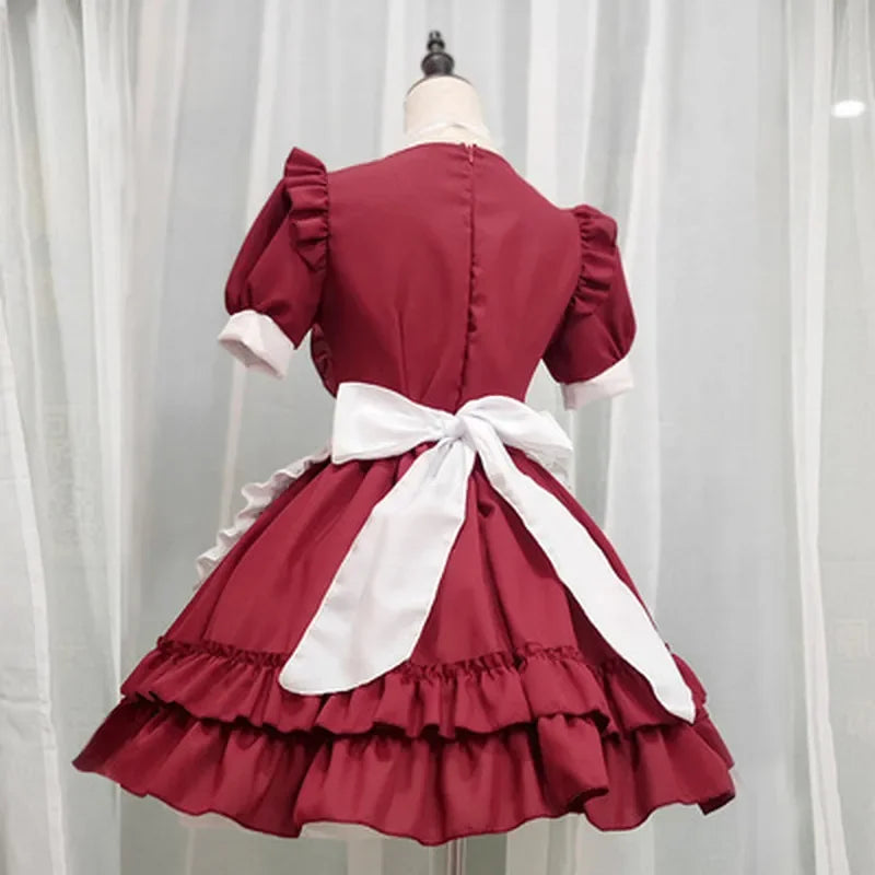 Lolita Pink Maid Dress - Sweet Japanese JSK - All Dresses - Dresses - 4 - 2024