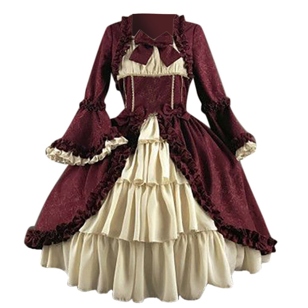 Medieval Court Gothic Lolita Dress with Square Neck - All Dresses - Dresses - 5 - 2024