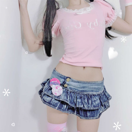 Mini Japanese Lolita Skirt - All Dresses - Skirts - 1 - 2024