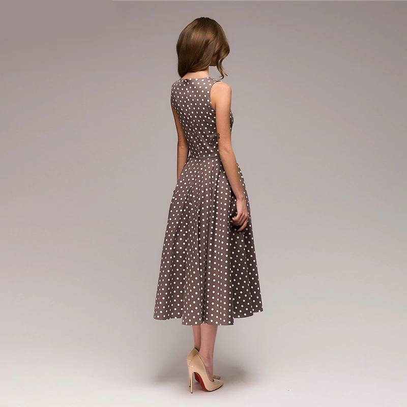 O-Neck Midi Dress - All Dresses - Clothing - 2 - 2024