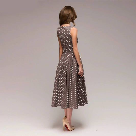 O-Neck Midi Dress - All Dresses - Clothing - 2 - 2024