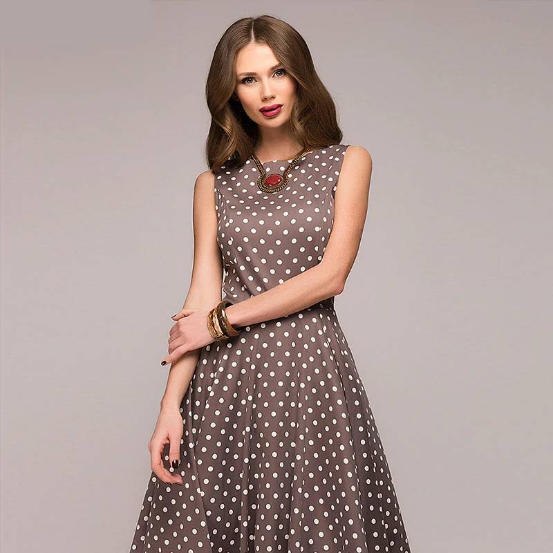 O-Neck Midi Dress - All Dresses - Clothing - 3 - 2024