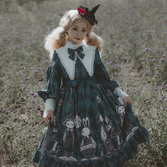 Poisonous Mushroom Gothic Lolita Dress - All Dresses - Eye Makeup - 2 - 2024