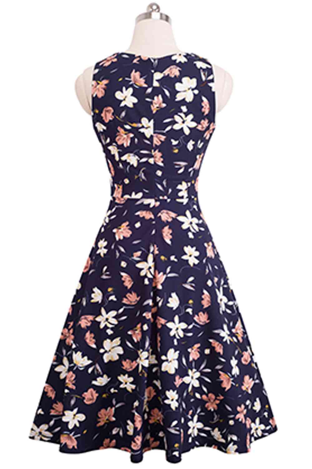 Printed Smocked Waist Sleeveless Dress - All Dresses - Dresses - 27 - 2024