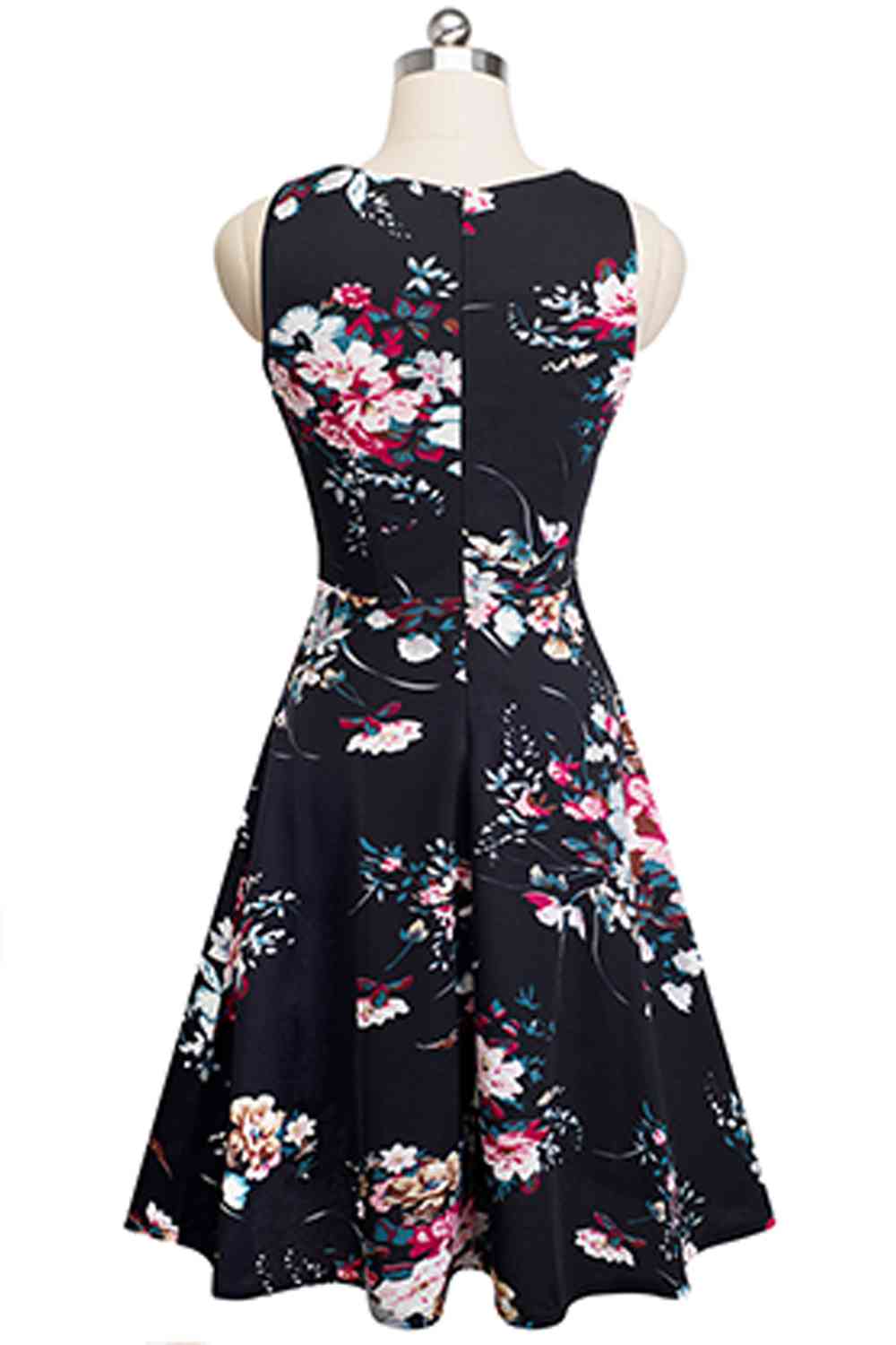 Printed Smocked Waist Sleeveless Dress - All Dresses - Dresses - 9 - 2024